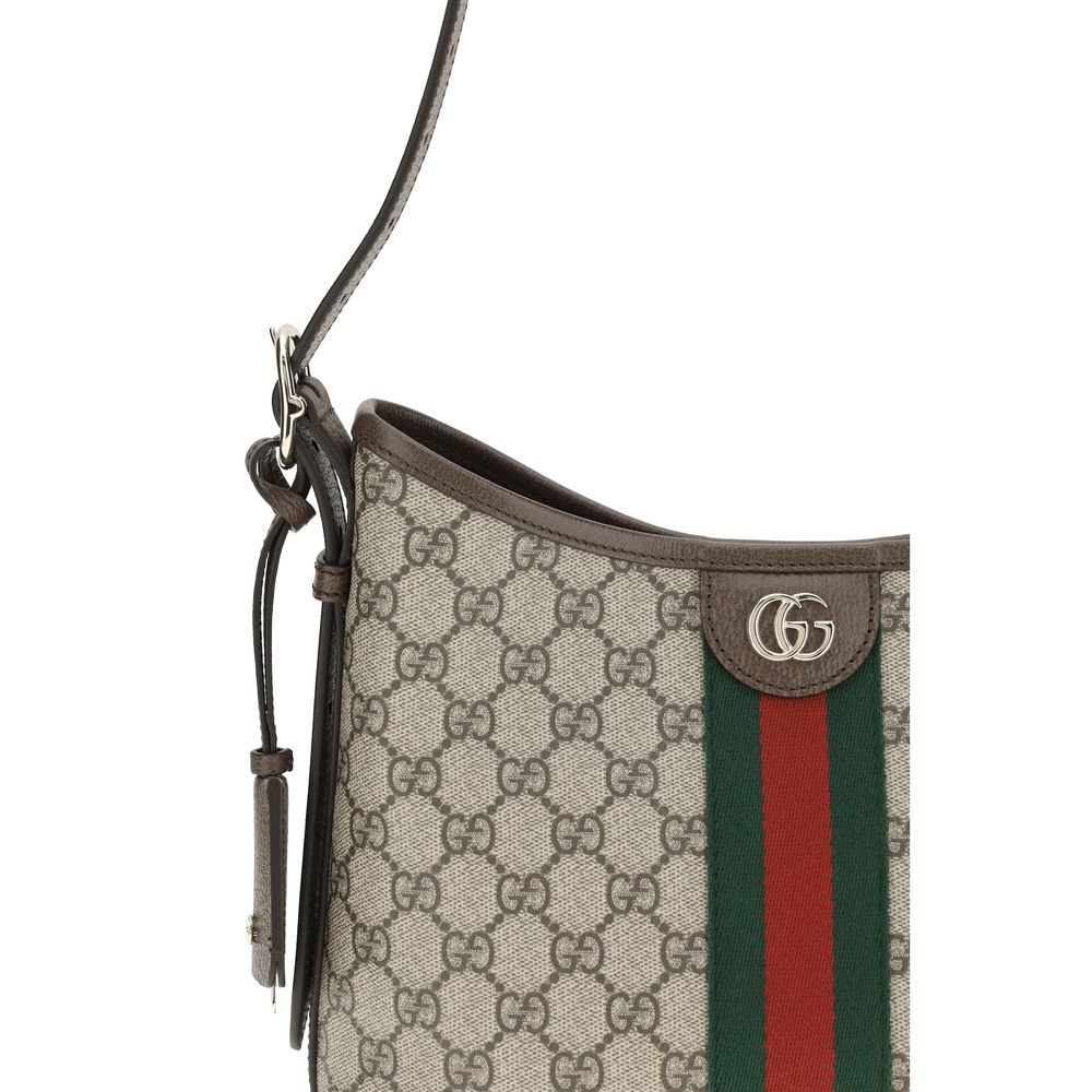 Beige Stoff-Handtasche