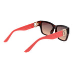 Braune Sonnenbrille aus Kunststoff 1066265