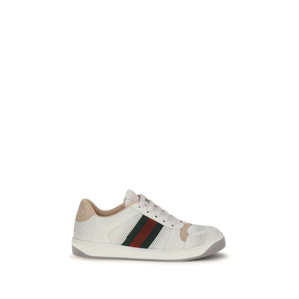 Weiße Kalbsleder Bos Taurus Athletic Sneaker