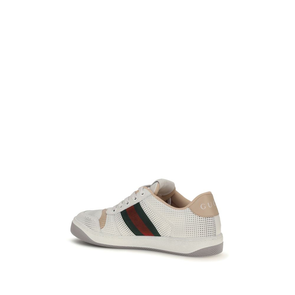 Weiße Kalbsleder Bos Taurus Athletic Sneaker