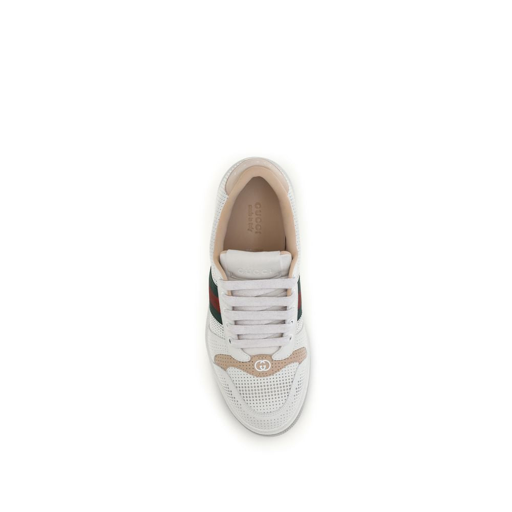 Weiße Kalbsleder Bos Taurus Athletic Sneaker