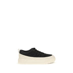 Schwarze Bos Taurus Kalbsleder Sneaker