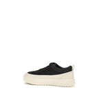 Schwarze Bos Taurus Kalbsleder Sneaker