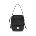 Schwarze Nylon-Bucket-Bag