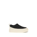 Schwarze Polyamid-Sneaker für Sport