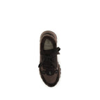 Schwarze Bos Taurus Kalbsleder Sneaker