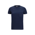 Blaues Baumwoll-T-Shirt