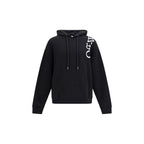 Schwarzer Baumwoll-Sweatshirt