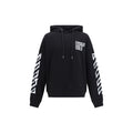 Schwarzer Baumwoll-Sweatshirt