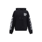 Schwarzer Baumwoll-Sweatshirt