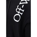 Schwarzer Baumwoll-Sweatshirt