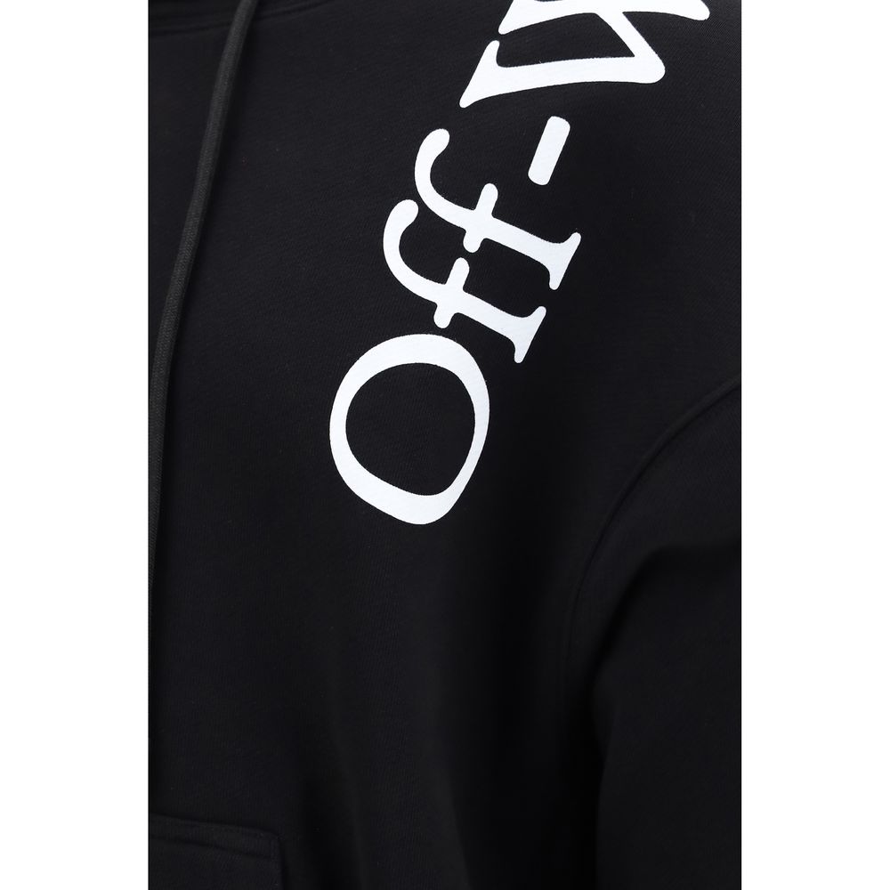 Schwarzer Baumwoll-Sweatshirt