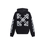 Schwarzer Baumwoll-Sweatshirt