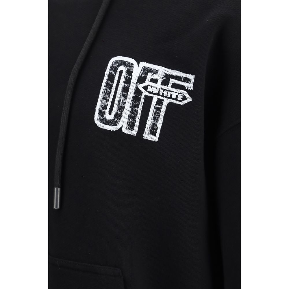 Schwarzer Baumwoll-Sweatshirt