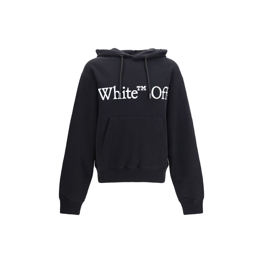 Schwarzer Baumwoll-Sweatshirt