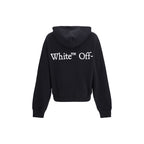 Schwarzer Baumwoll-Sweatshirt
