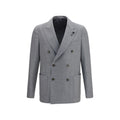 Graue Lammfelljacke Aries aus Wolle, durchgehend