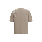 Beiges Baumwoll-T-Shirt