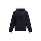 Schwarzer Baumwoll-Sweatshirt