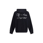 Schwarzer Baumwoll-Sweatshirt