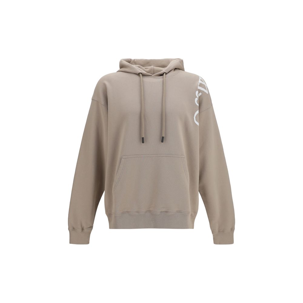 Beige Baumwoll-Sweatshirt