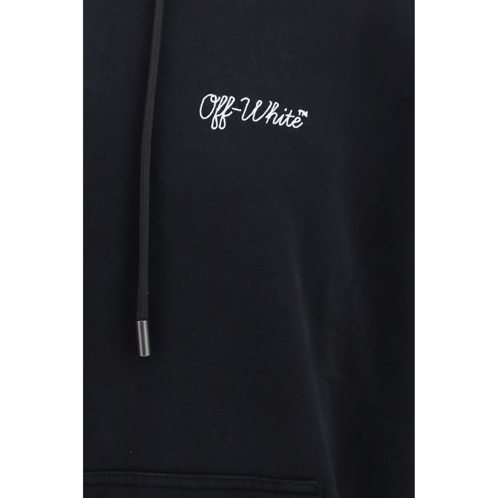 Schwarzer Baumwoll-Sweatshirt