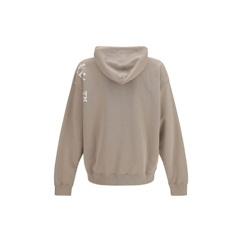 Beige Baumwoll-Sweatshirt