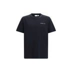Schwarzes Baumwoll-T-Shirt