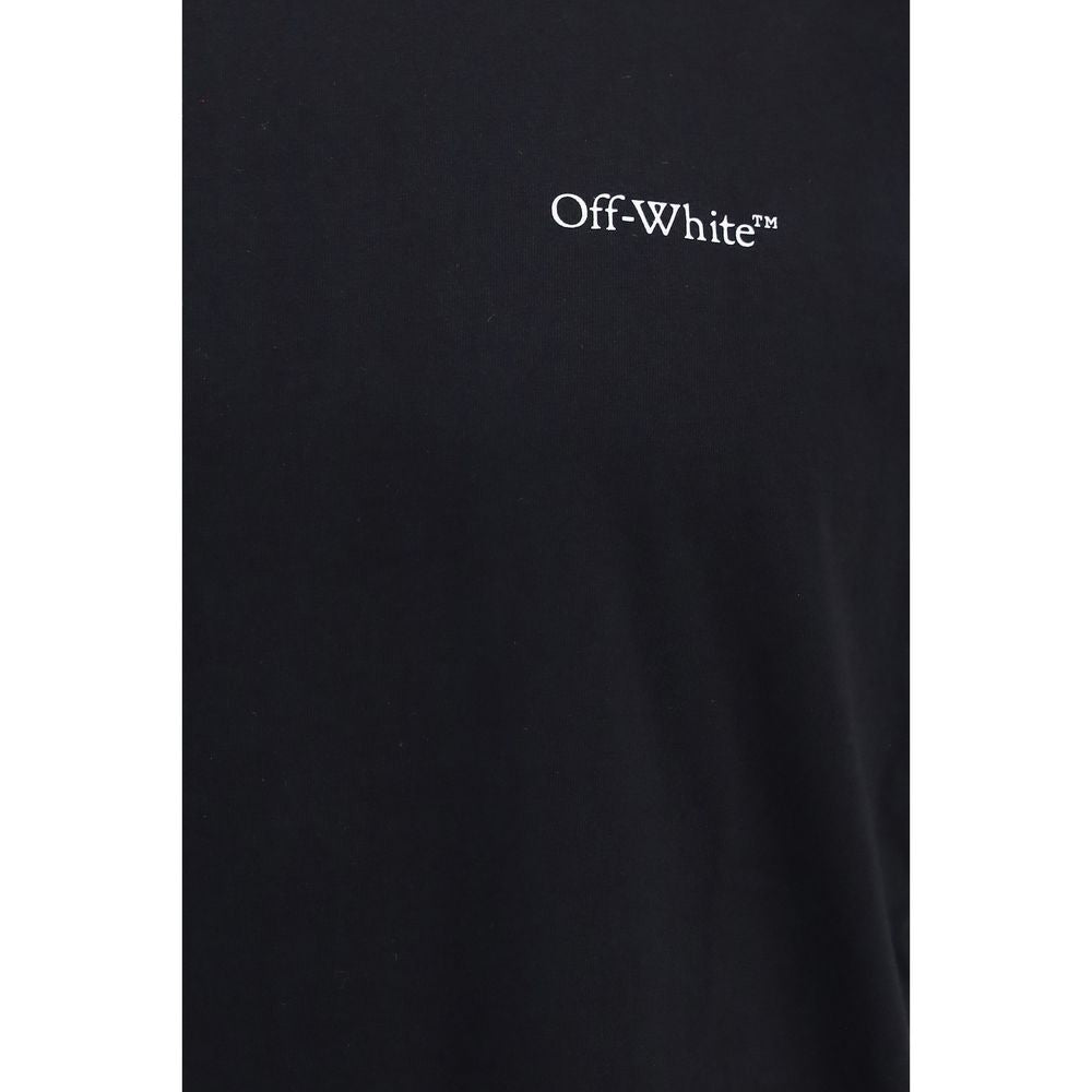 Schwarzes T-Shirt aus Baumwolle OMAA16MF26JER00M