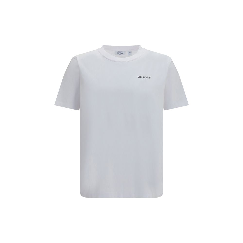 Weißes Baumwoll-T-Shirt