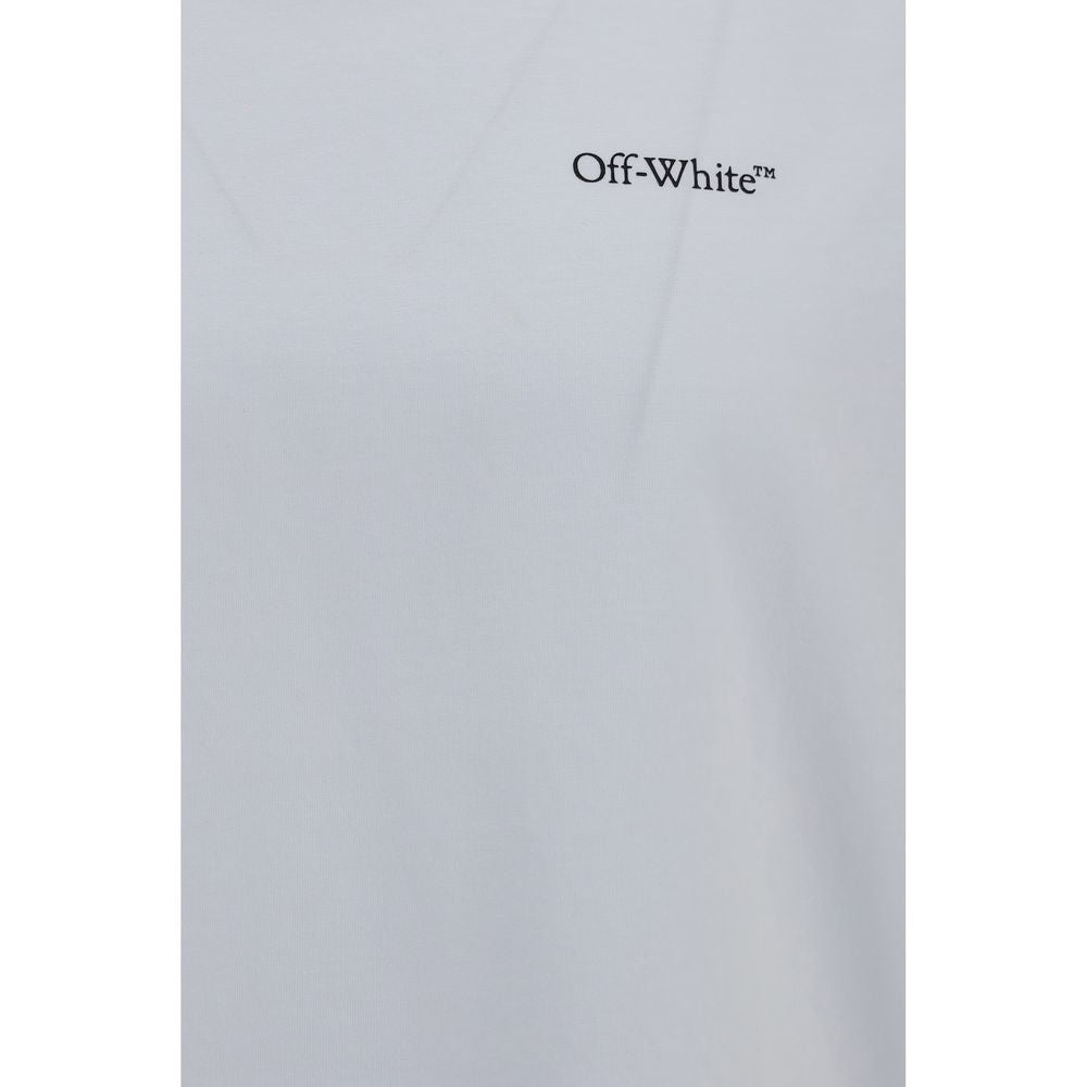 Weißes Baumwoll-T-Shirt