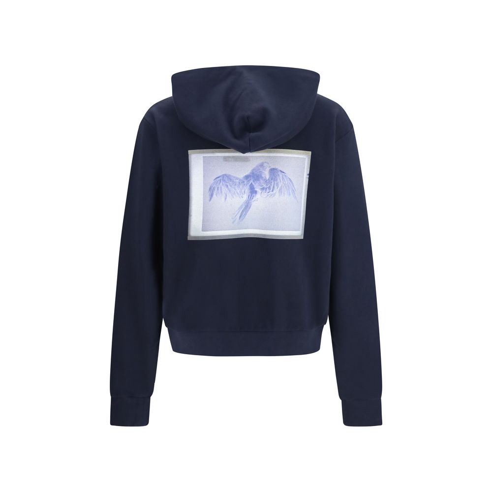 Blauer Baumwoll-Sweatshirt