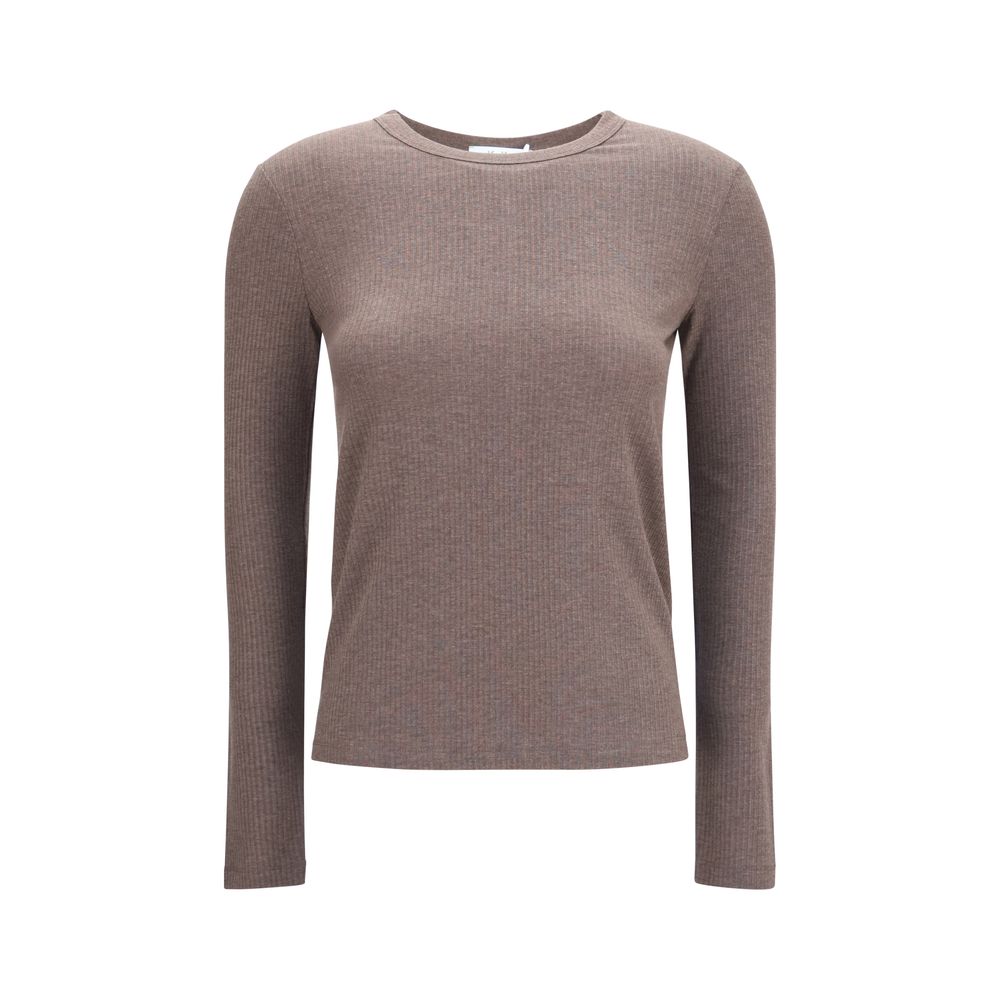 Brauner Sweatshirt aus Lyocell