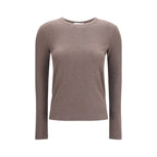 Brauner Sweatshirt aus Lyocell