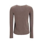 Brauner Sweatshirt aus Lyocell