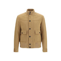 Beige Wool Oves Aries Full-Length Jacket