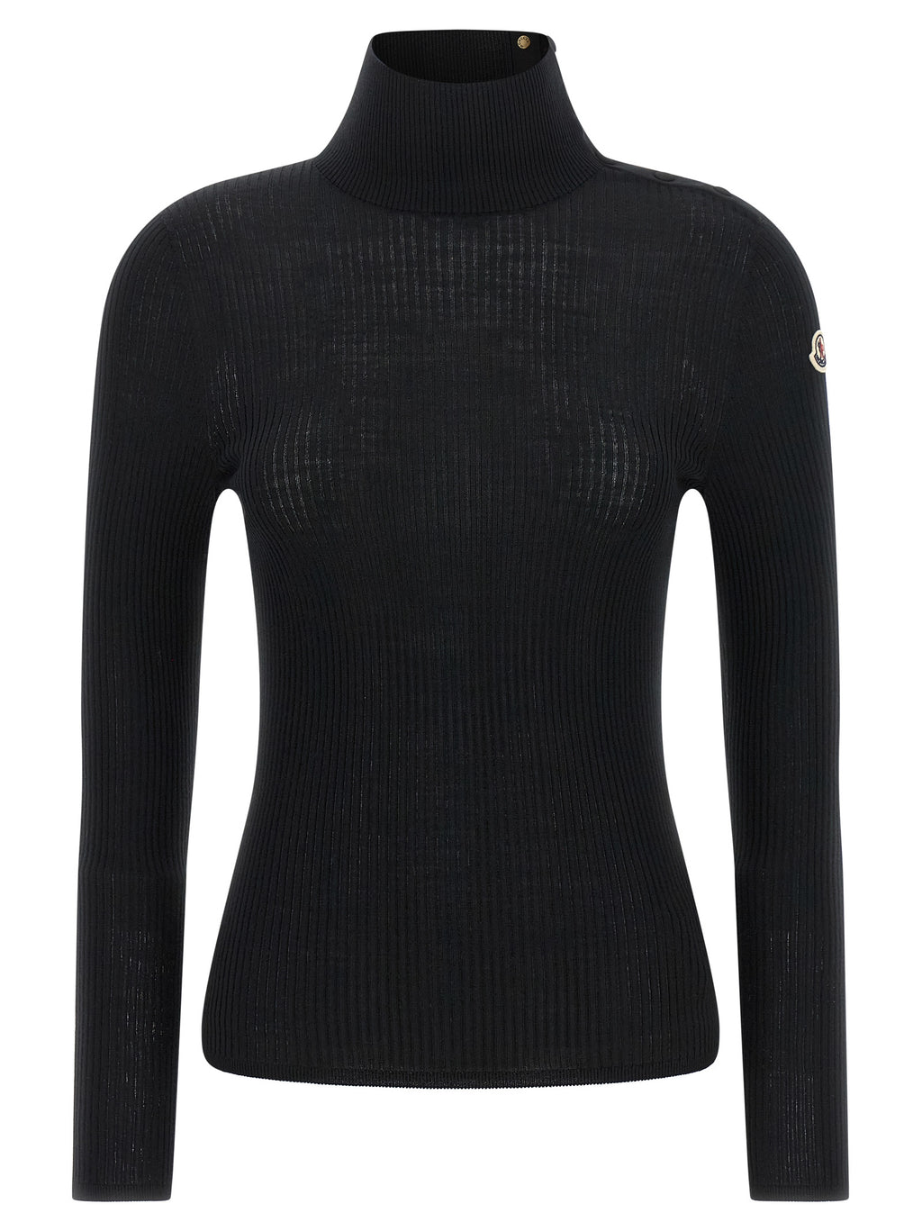 Schwarzer Cardigan aus Schurwolle