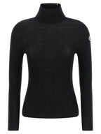 Schwarzer Cardigan aus Schurwolle
