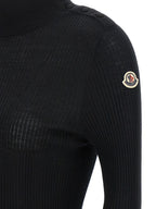 Schwarzer Cardigan aus Schurwolle