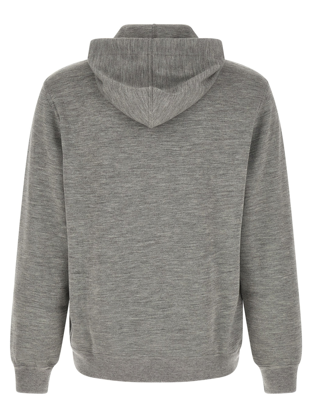 Grauer Kaschmir-Pullover