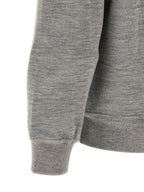 Grauer Kaschmir-Pullover