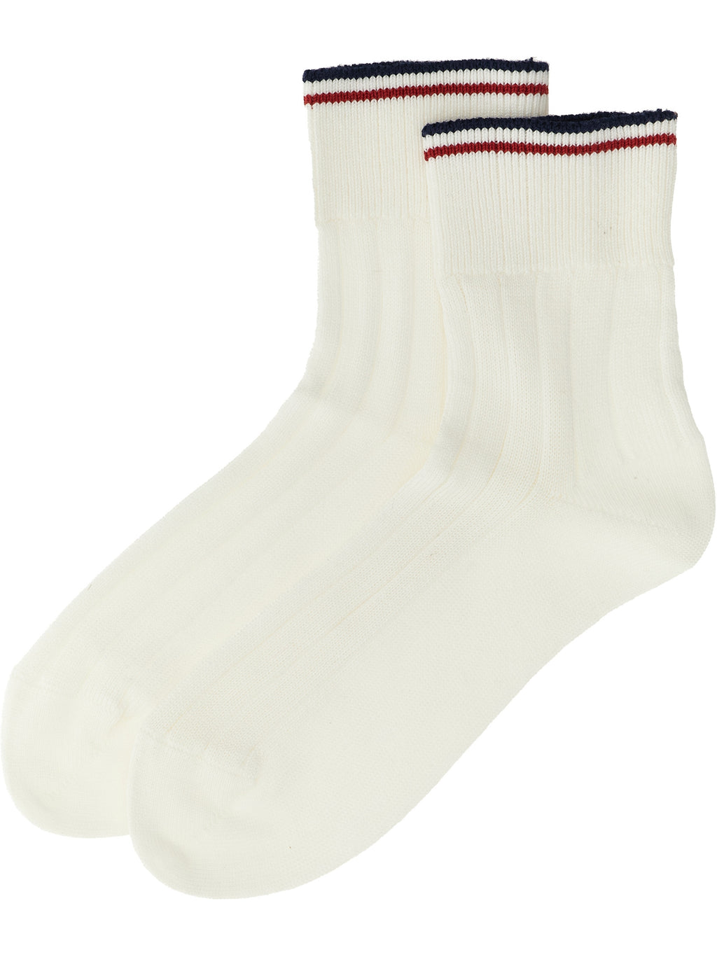 Weiße Baumwollsocken