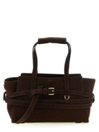 Braune Kalbsleder-Handtasche