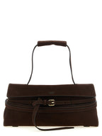 Braunes Kalbsleder Damen Crossbody Tasche
