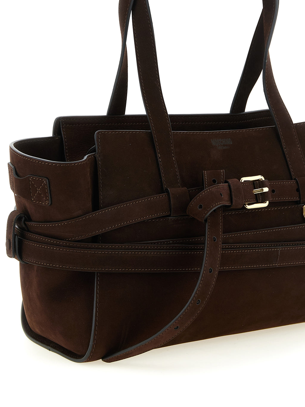 Braune Kalbsleder-Handtasche