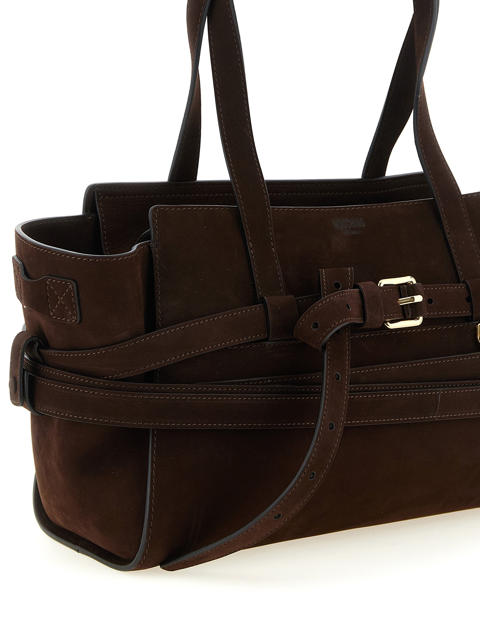 Braune Kalbsleder-Handtasche