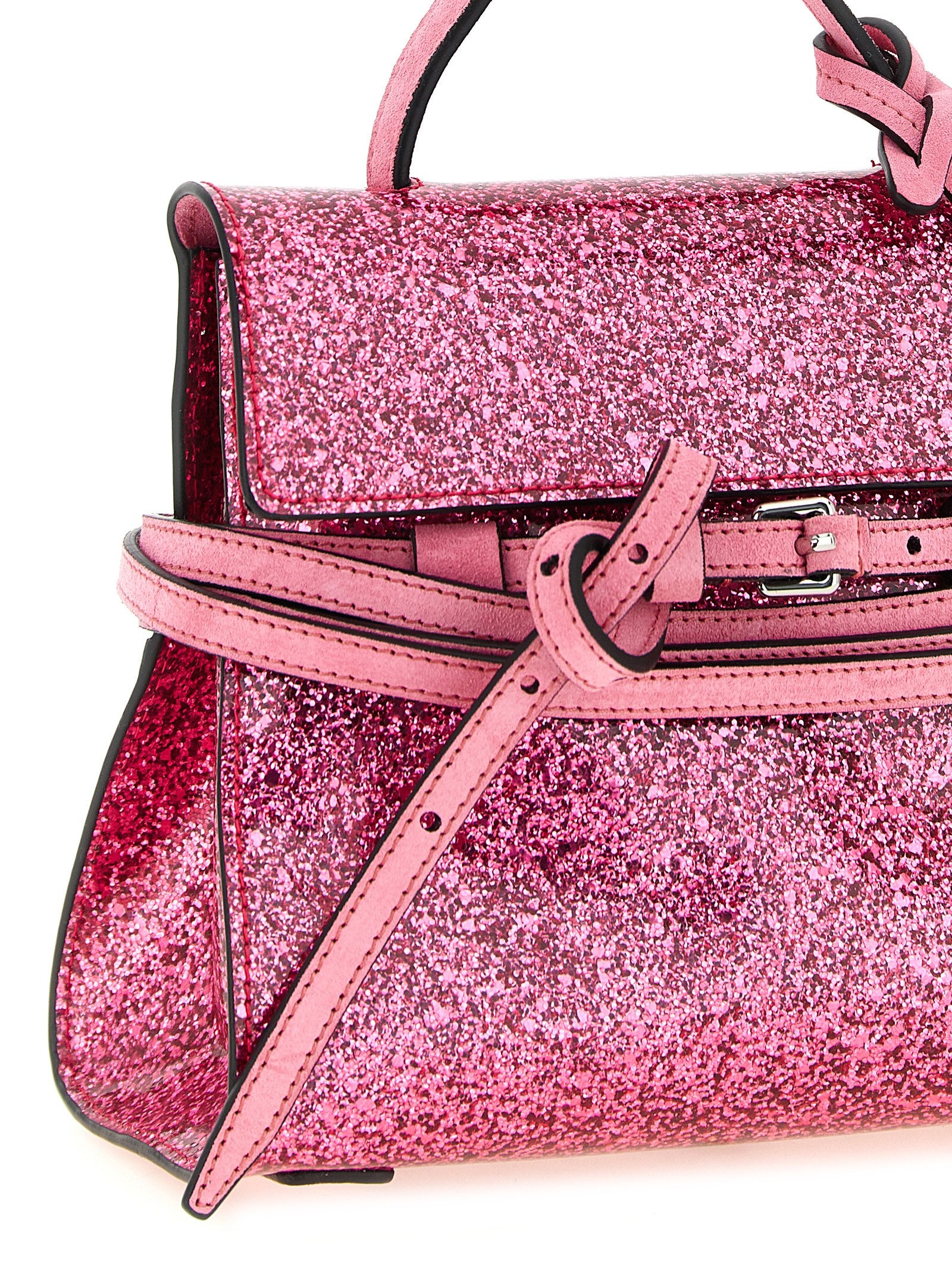 Multicolor Leder Handtasche