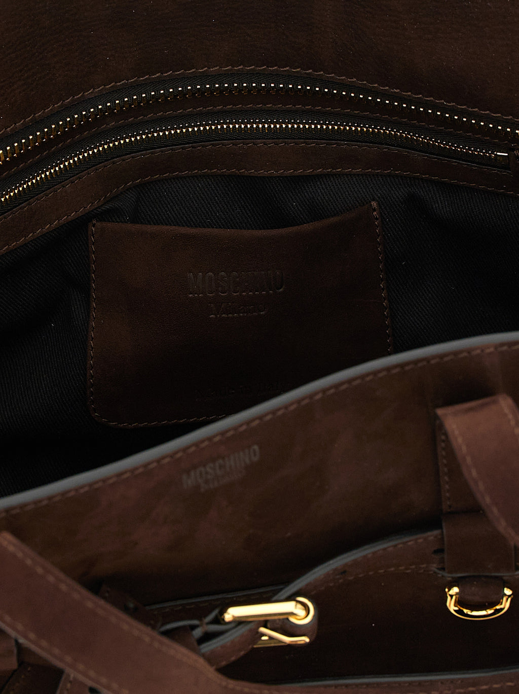 Braune Kalbsleder-Handtasche