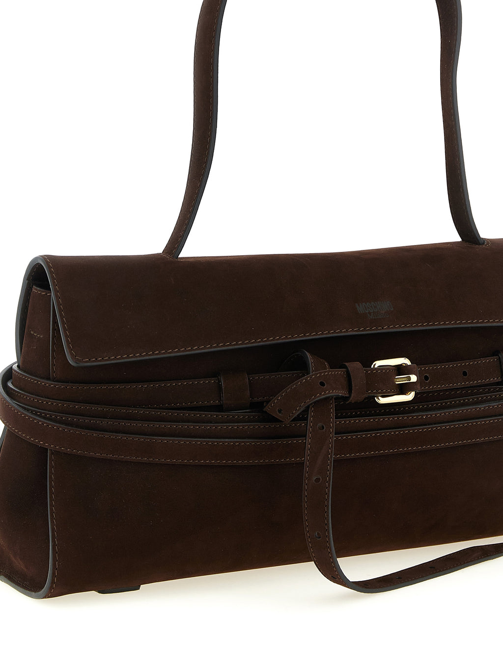 Braunes Kalbsleder Damen Crossbody Tasche