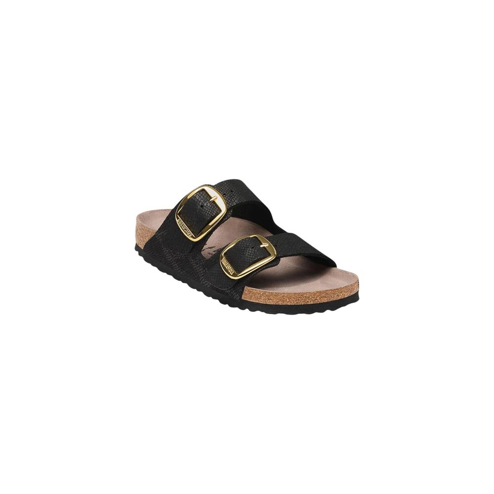 Schwarze Sandalen aus Synthetik